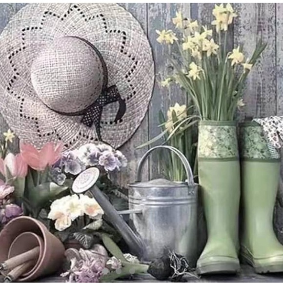 5D Full Drill Diamond Art Gardening Supplies Round Diamond Dots - Picture 2 of 4